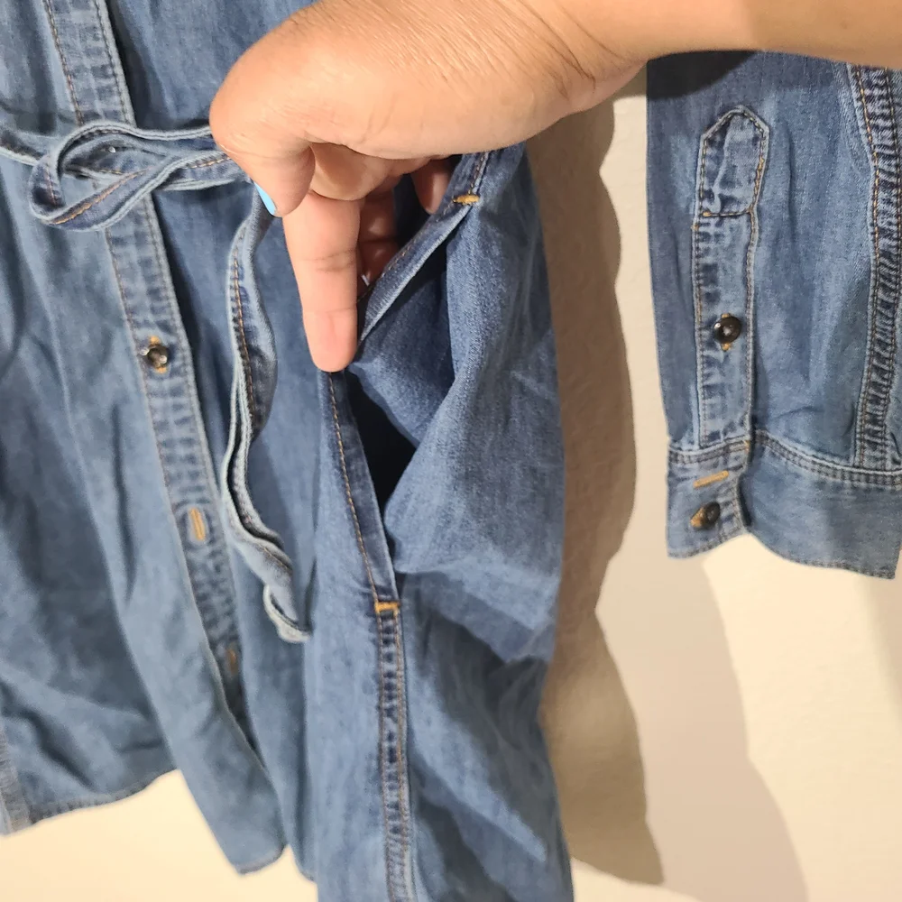 Gap Women's Blue Denim Dress - Picture 4 of 4